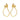 Aretes Clip Trufa XL