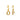 PreOrder Baby Hoops 9mm Letra Gold