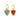 PreOrder Baby Hoops 9mm Letra Heart