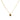 Cadena 1 Letra Heart Negro