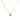 Cadena 1 Letra Heart Verde