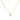 Cadena 1 Letra Heart Blanco