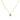 Cadena 1 Letra Heart Verde