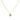 Cadena 1 Letra Heart Verde