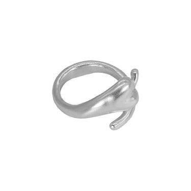 Chili Twirl Ring Silver