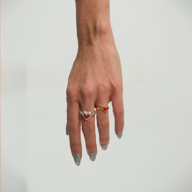 Anillo LovePuff Plata