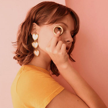 Triple Hartt Earrings