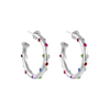 Trufa Mini Hoops Silver