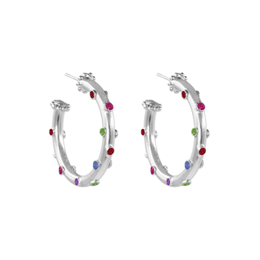 Candongas Trufa Mini Plata