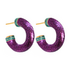 Orbit Medium Glitter Hoops