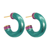 Orbit Medium Glitter Hoops