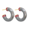 Orbit Medium Glitter Hoops
