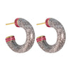 Orbit Medium Glitter Hoops