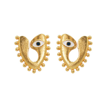 Eye Clip Earrings