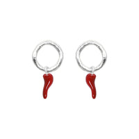 Aretes Spicy Chili Tiny Charm Plata