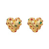 Trufa Heart Medium Studs