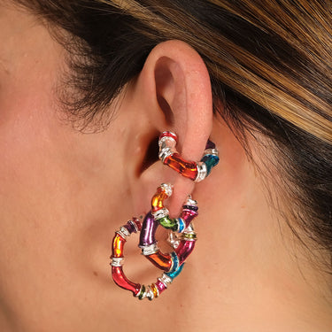 Looms Mini Silver Earcuff