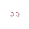 AsteroiDS Tiny Silver Hoops