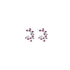 AsteroiDS Tiny Silver Hoops
