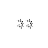 AsteroiDS Tiny Silver Hoops