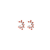 AsteroiDS Tiny Silver Hoops