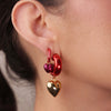 Steel Hearts Mini Hoops