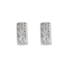 Aretes Dominó Mini Plata
