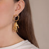 Aretes Mano Coin