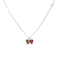 PreOrder 2 Letters Heart Chain Silver