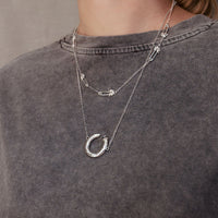 Mini Clips Silver Chain