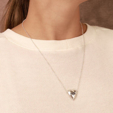 PreOrder Cadena I Heart You Mom Plata