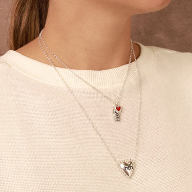 PreOrder Cadena I Heart You Mom Plata