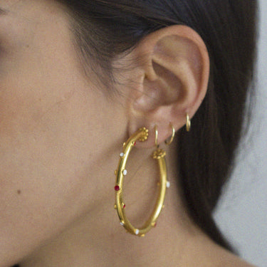 Trufa Medium Hoops