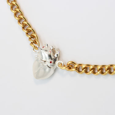 Choker Anatomik Gold & Silver