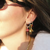 Disco Medium Hoops Silver