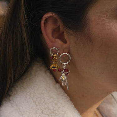 Candongas Disco Medium Plata