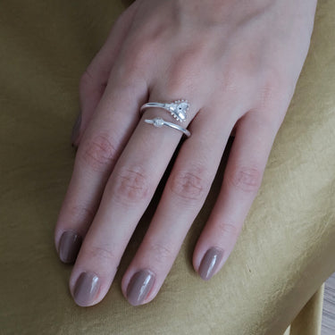 Anillo EyeWitness Spiral Plata