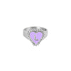 PreOrder Anillo Letra Heart Plata