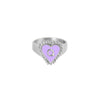 PreOrder Anillo Letra Heart Plata