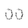 Trufa Mini Hoops Silver