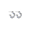 Trufa Micro Hoops Silver