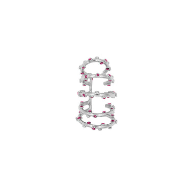 Twirl Trufa Glitter Silver Earcuff