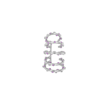 Twirl Trufa Glitter Silver Earcuff