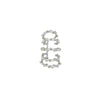 PreOrder Earcuff Twirl Trufa Glitter Plata