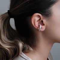 Trufa Chunky Earcuff Silver