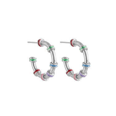 Candongas Hula Baby Plata