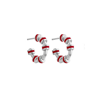 Candongas Hula Tiny Plata