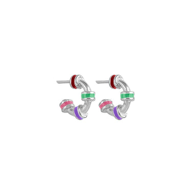 Candongas Hula Micro Plata