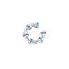 Hula Earcuff Chunky Plata