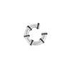 Hula Earcuff Chunky Plata